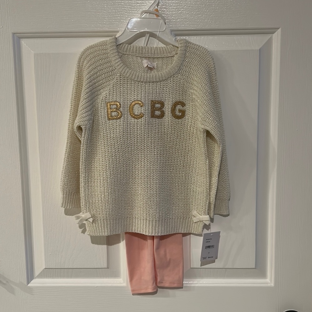 NWT BCBGirls 2 piece set size 2T